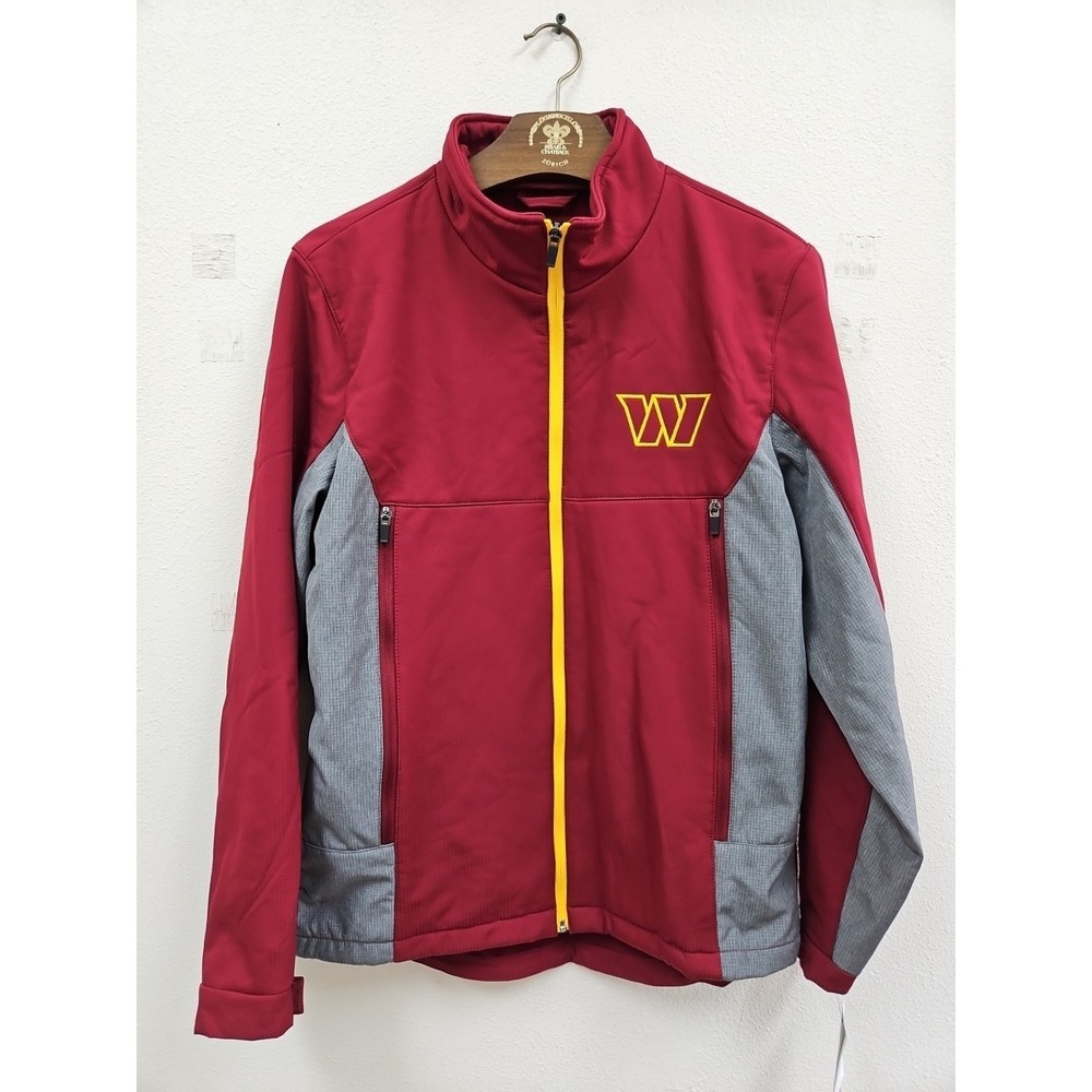 Washington Commanders NFL Team Apparel Full Zip  Jacket Windbreaker Size Small